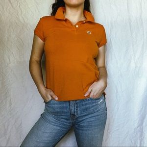 SOLD clementine orange lacoste polo